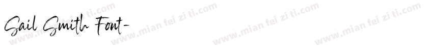 Sail Smith Font字体转换